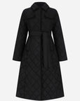 Diamond Quilting Padded Coat