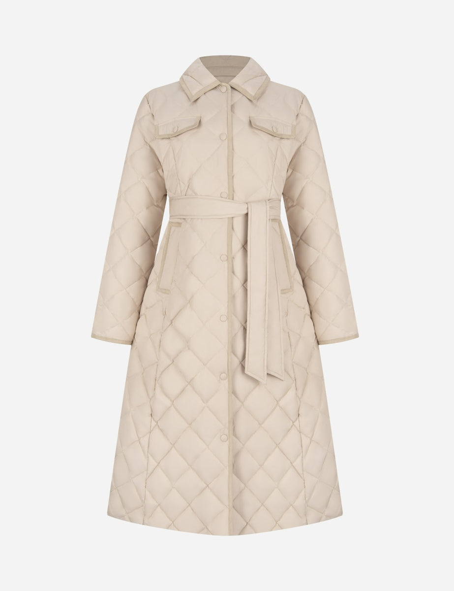 R&D.M.Co- 別注 QUILTING LONG COAT R&D.M.Co-[アールアンドディーエムコー]QUILTING LONG COAT NO