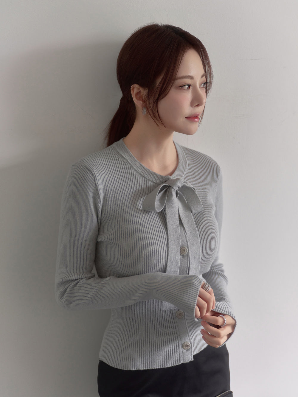 louren 2wayカーディガン louren 2way knit cardigan