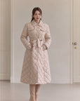 Diamond Quilting Padded Coat