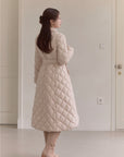 Diamond Quilting Padded Coat