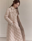 Diamond Quilting Padded Coat