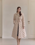 Diamond Quilting Padded Coat