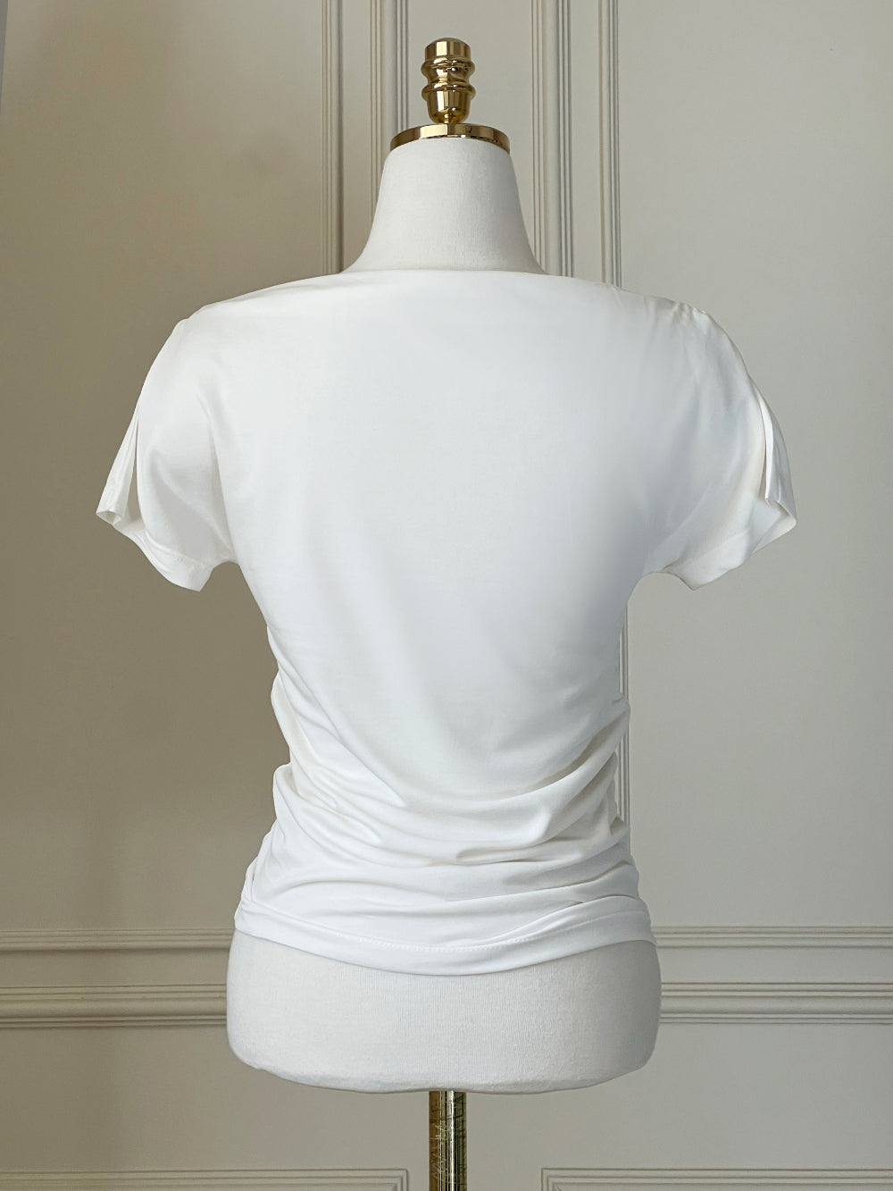 Soft Shirred T-shirt