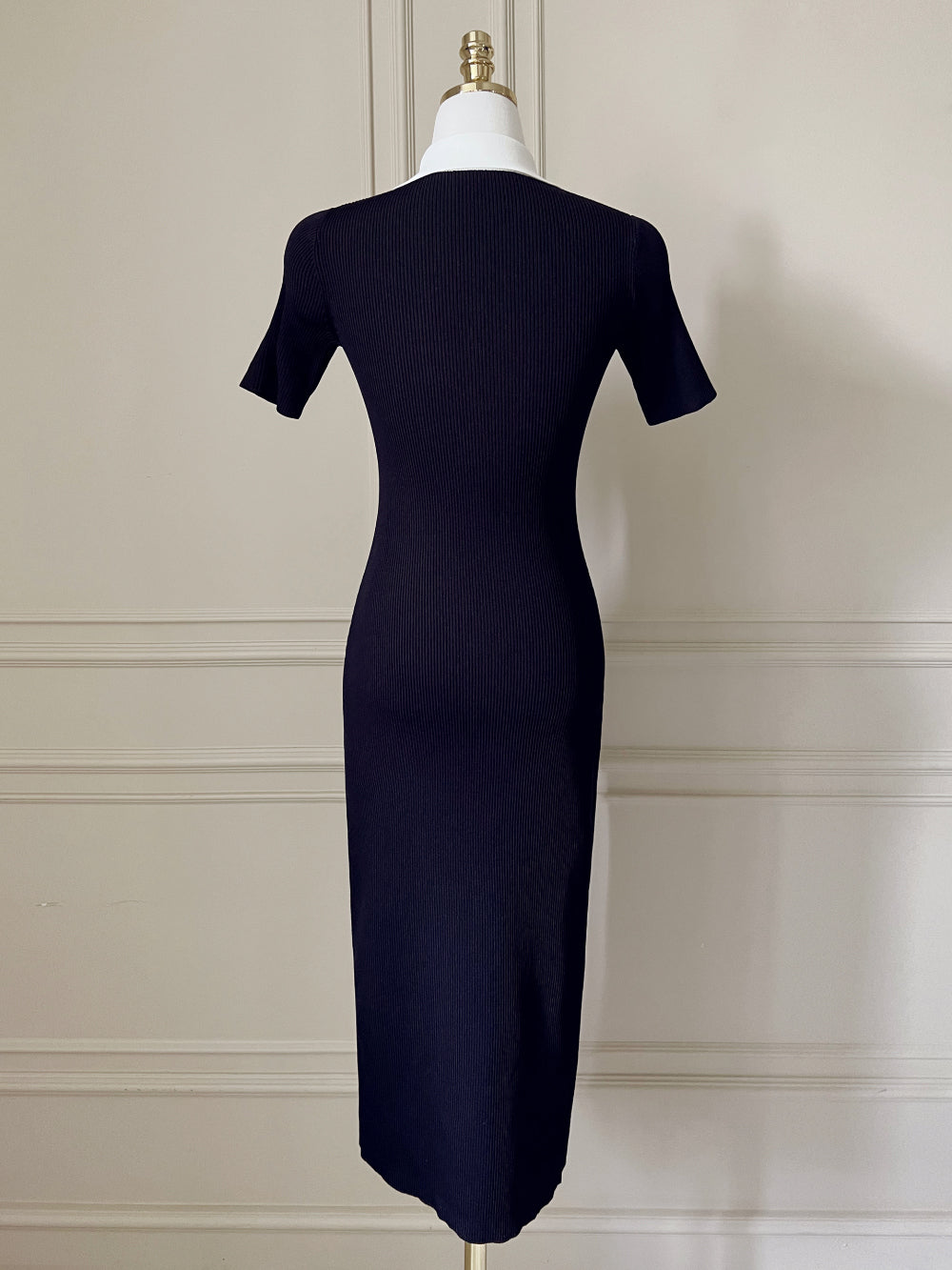 Knit Fitted Dress Loar US Knit Fitted Dress Loar US