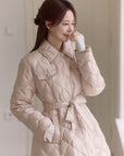 Diamond Quilting Padded Coat