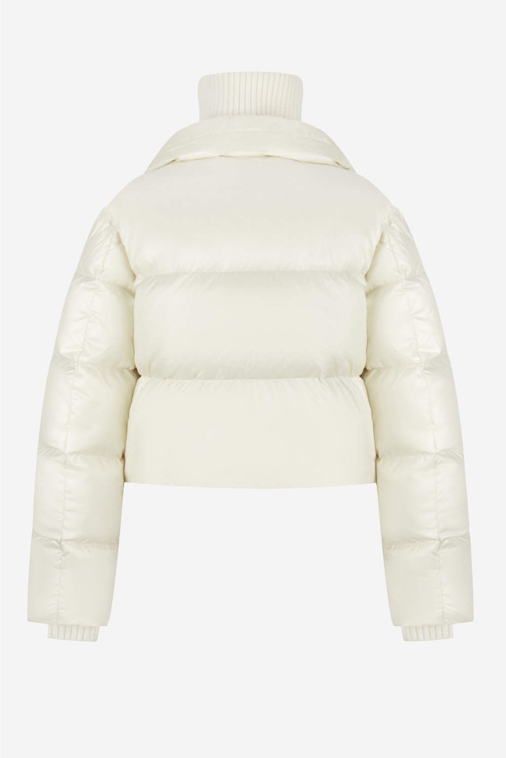 Detachable Knit Collar Short Puffer – Loar US