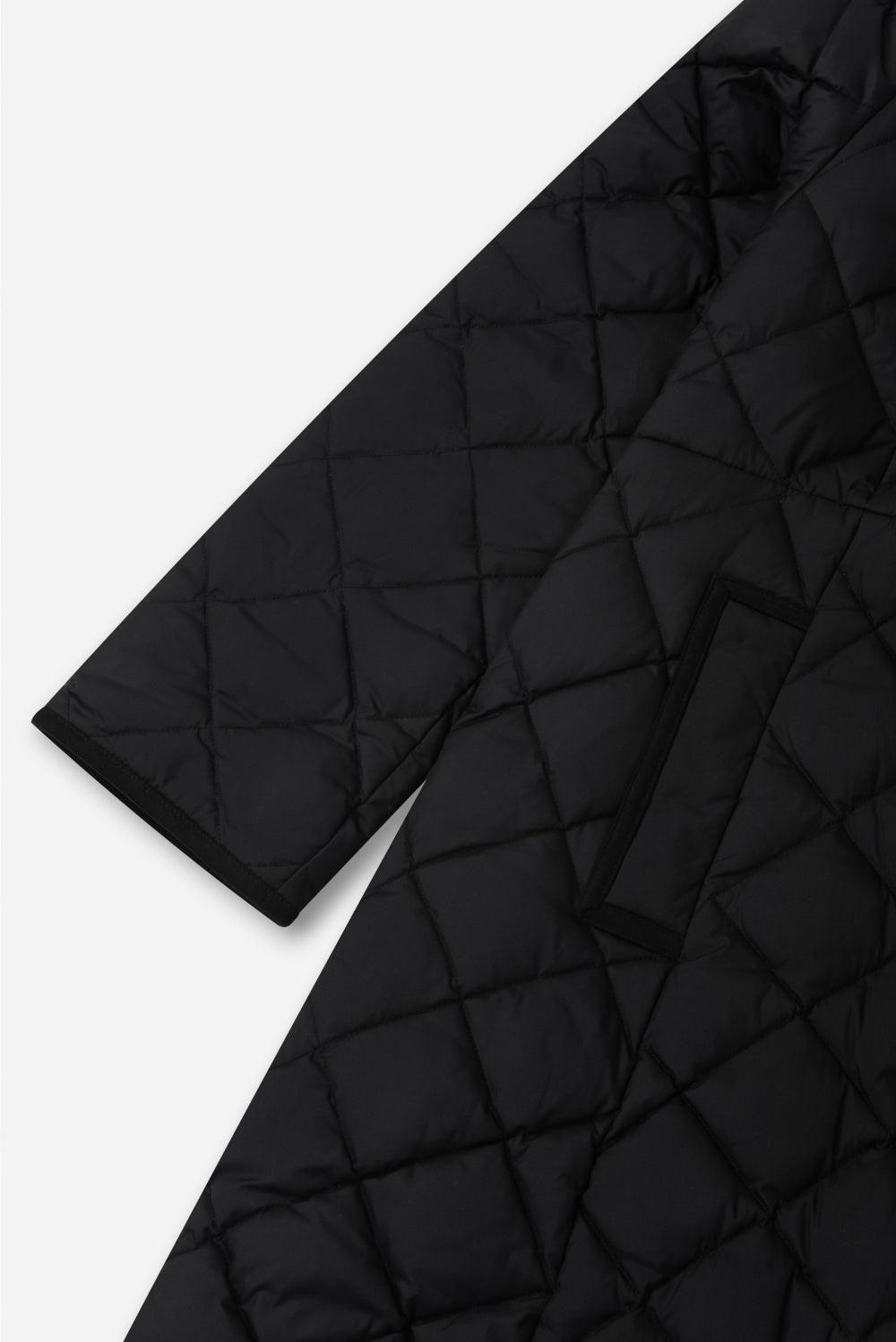 Diamond Quilting Padded Coat