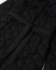 Diamond Quilting Padded Coat