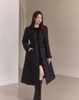 Diamond Quilting Padded Coat