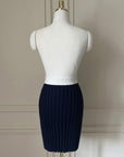 Slim Knit Two-Piece Skirt