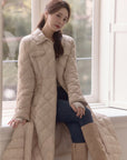 Diamond Quilting Padded Coat