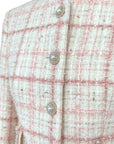 Premium Tweed Check-Pattern Jacket